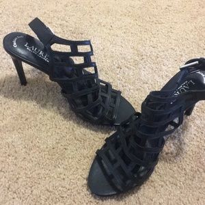 Ralph Lauren strappy heels